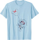 Disney Minnie Mouse Red White and Magical Polka Dot Balloon T-Shirt - T-Shirt | Light Blue