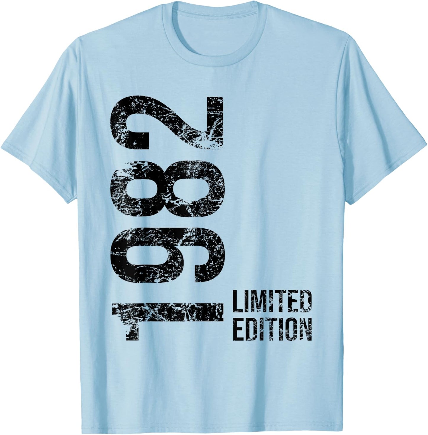 43rd Birthday 43 Years Old Man Woman Vintage 1982 T-Shirt - T-Shirt | Light Blue