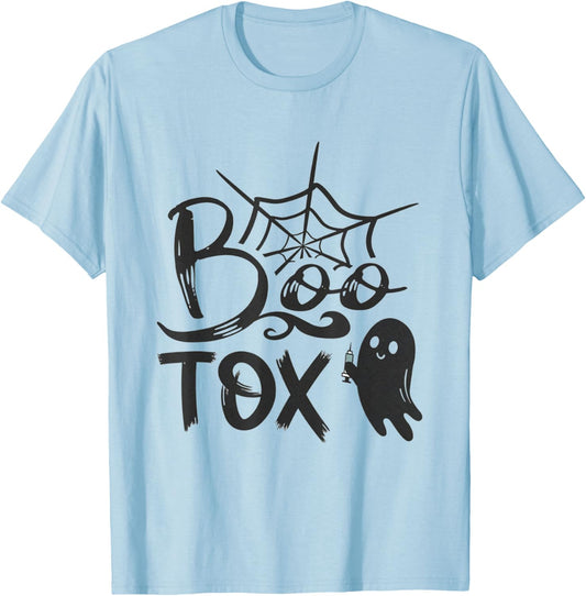 BOO-Tox Nurse Injector Halloween Filler Botox Dysport Dealer T-Shirt - T-Shirt | Light Blue