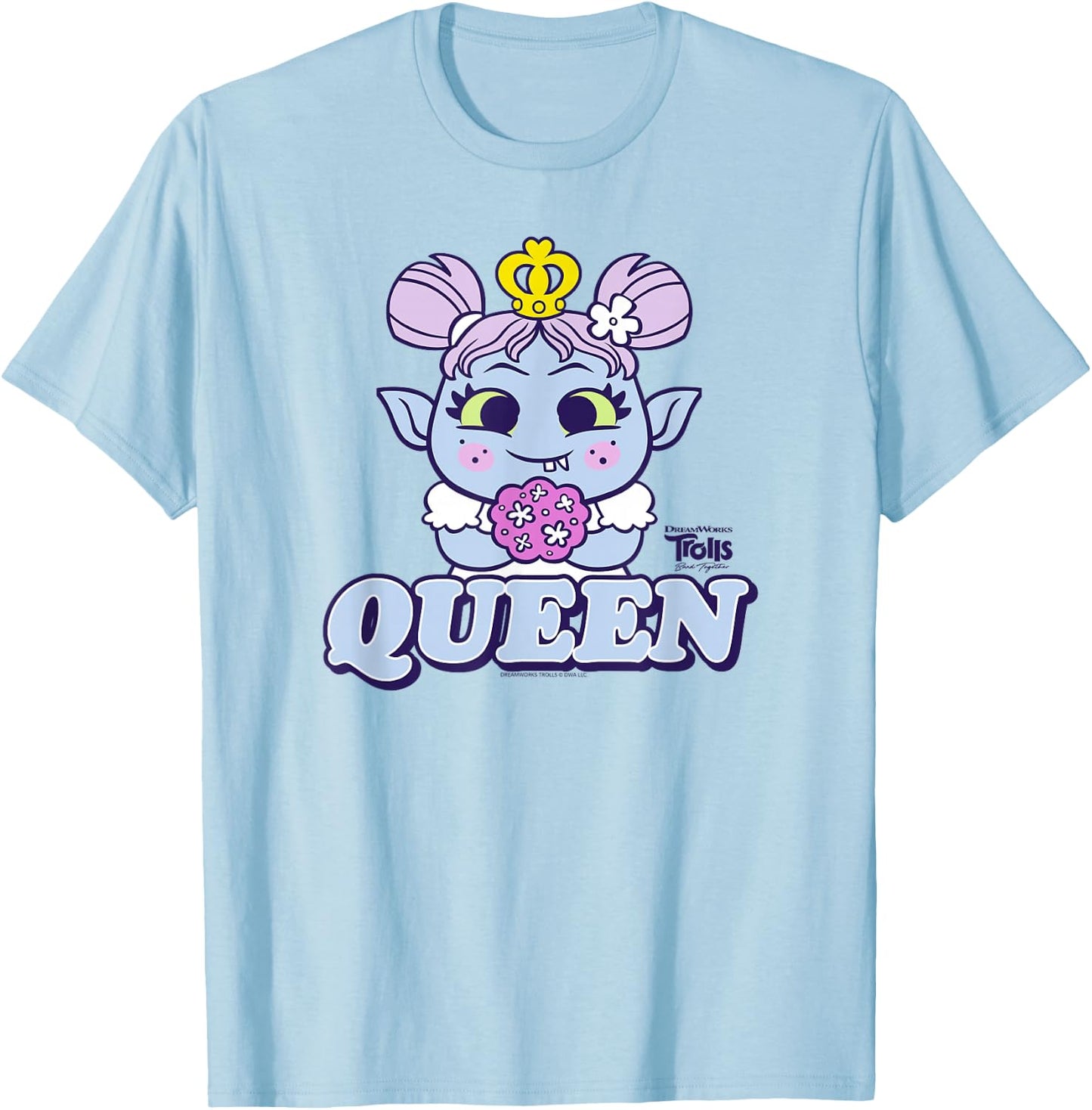 DreamWorks Trolls Band Together Queen Bridget T-Shirt - T-Shirt | Light Blue