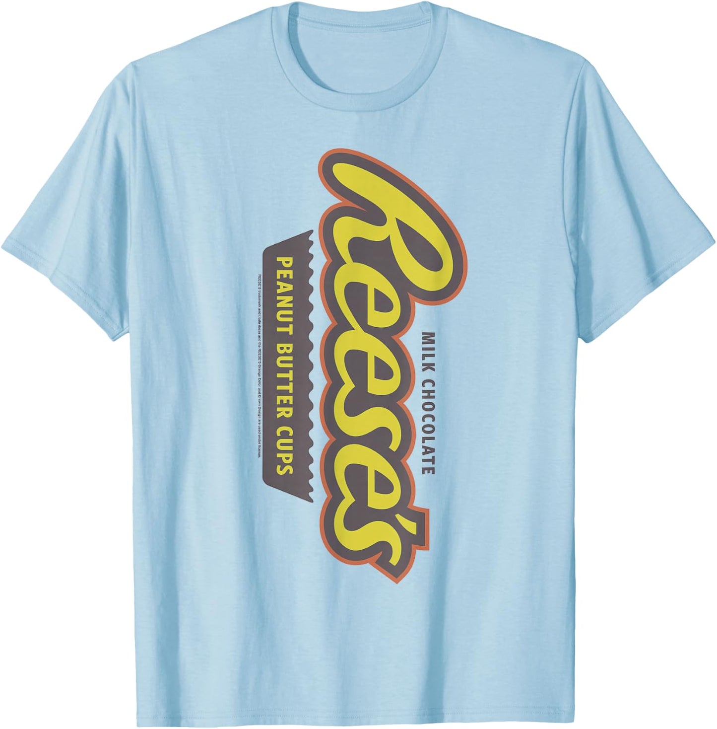 Reese's Sideways Logo Design T-Shirt - T-Shirt | Light Blue