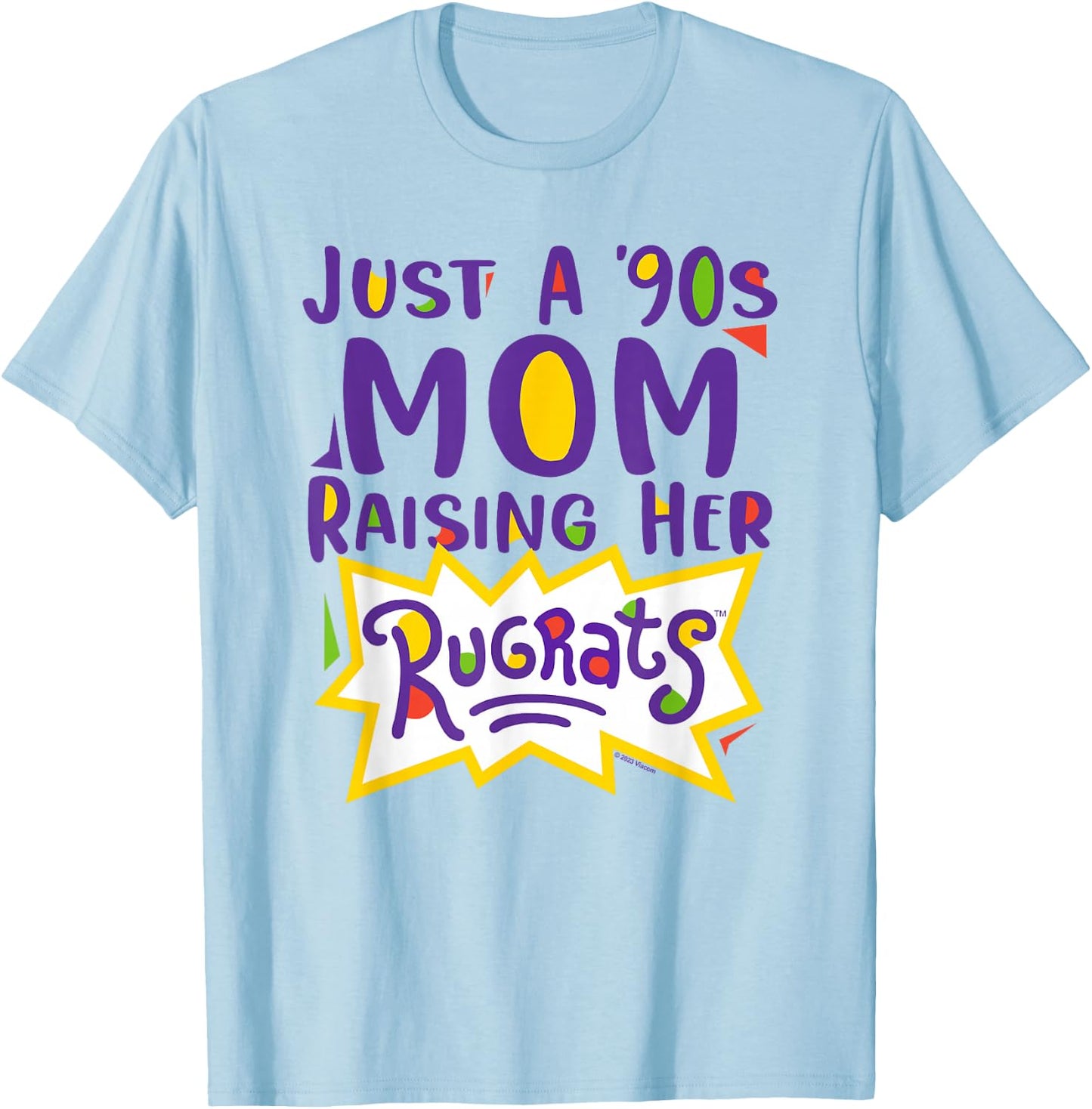 Rugrats Mother's Day Just a 90's Mom T-Shirt - T-Shirt | Light Blue
