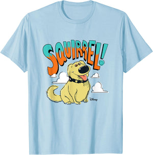 Up - Dug Squirrel T-Shirt - T-Shirt | Light Blue