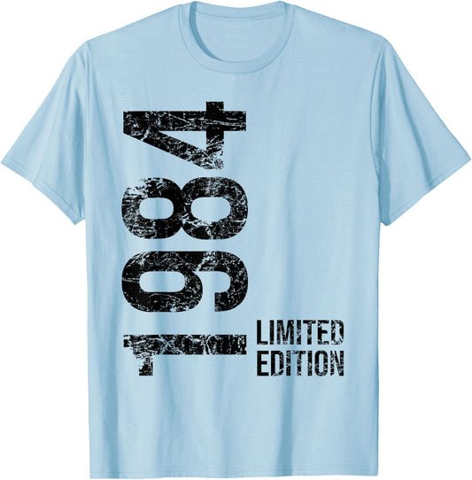 41st Birthday 41 Years Old Man Woman Vintage 1984 T-Shirt - T-Shirt | Light Blue