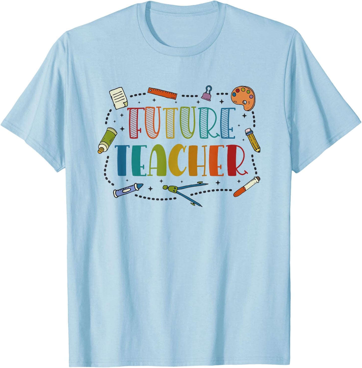 Future Teacher Costume for Kids T-Shirt - T-Shirt | Light Blue