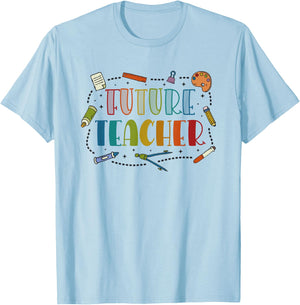 Future Teacher Costume for Kids T-Shirt - T-Shirt | Light Blue