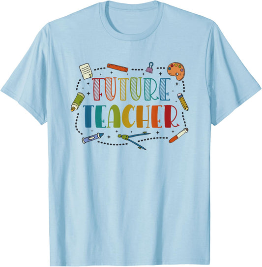 Future Teacher Costume for Kids T-Shirt - T-Shirt | Light Blue