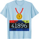 Running Runner Half Marathon Halloween Costume T-Shirt - T-Shirt | Light Blue