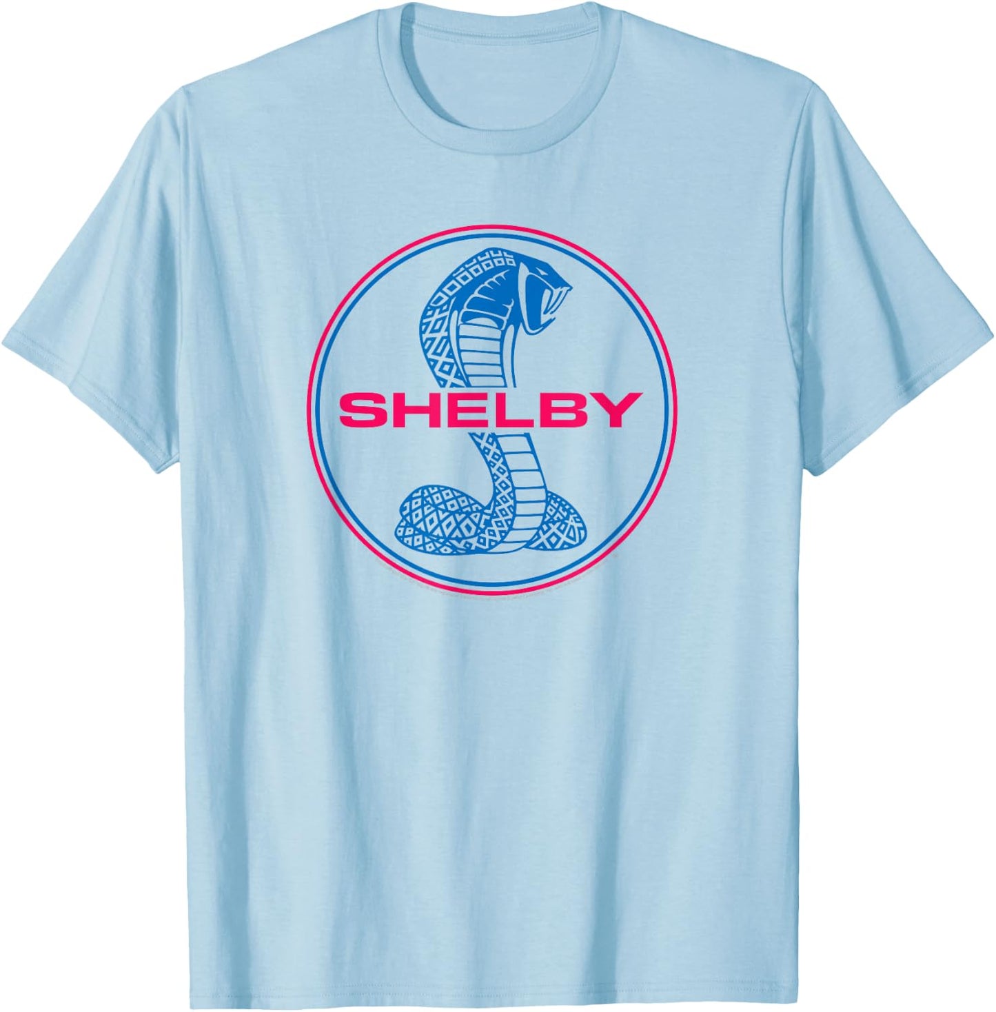 Carroll Shelby Circle Logo Light T-Shirt - T-Shirt | Light Blue