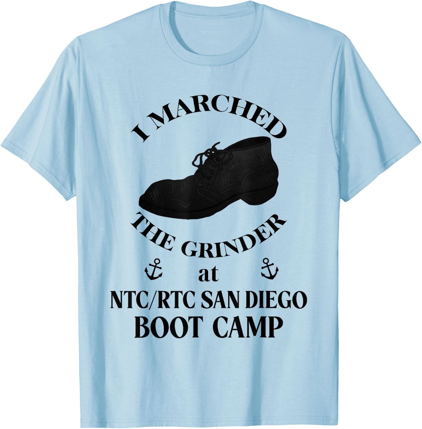 NTC RTC SAN DIEGO Boot Camp funny Sailor T-Shirt - T-Shirt | Light Blue