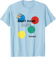Twister Vintage Retro Distressed Right Hand Blue Game Logo T-Shirt - T-Shirt | Light Blue