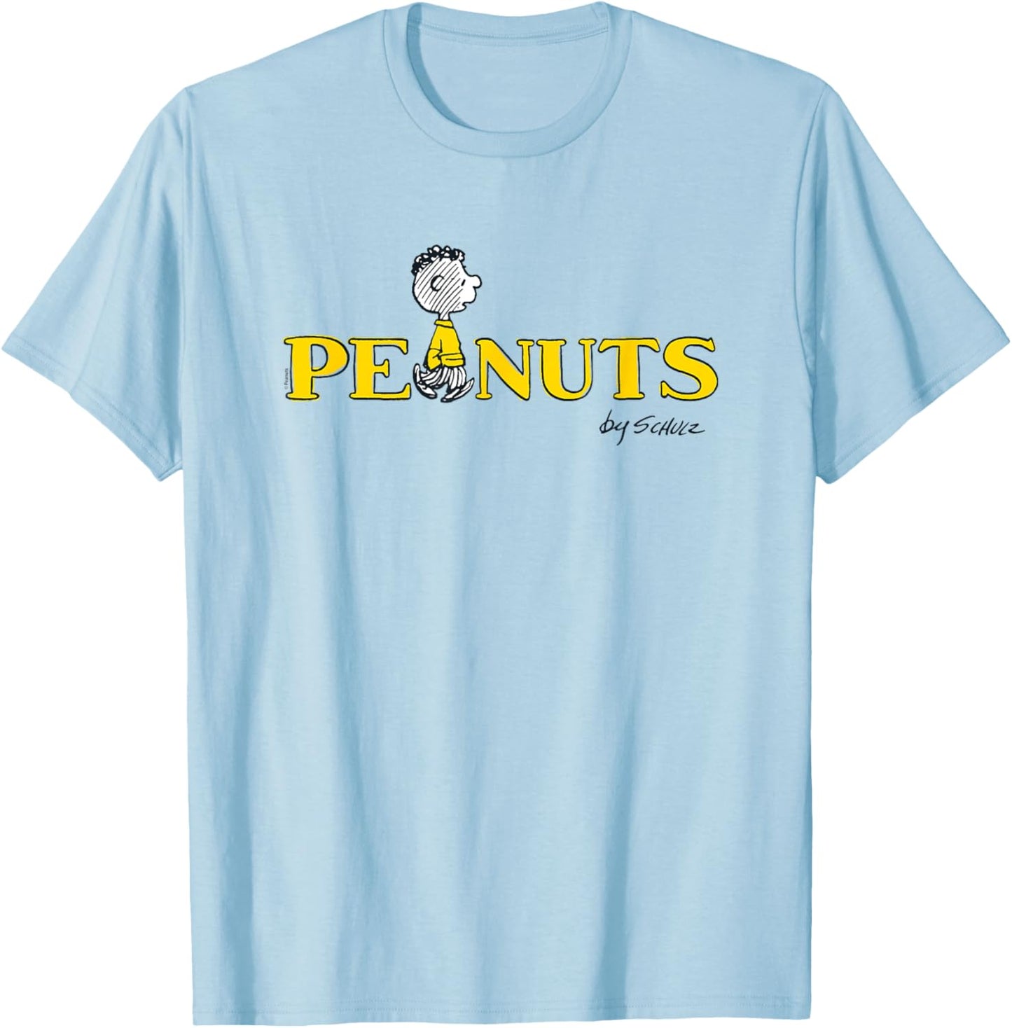 Peanuts - Franklin Peanuts Logo T-Shirt - T-Shirt | Light Blue