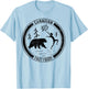 Camping Canadian Fast Food Running Man Bear Forest Design Te T-Shirt - T-Shirt | Light Blue