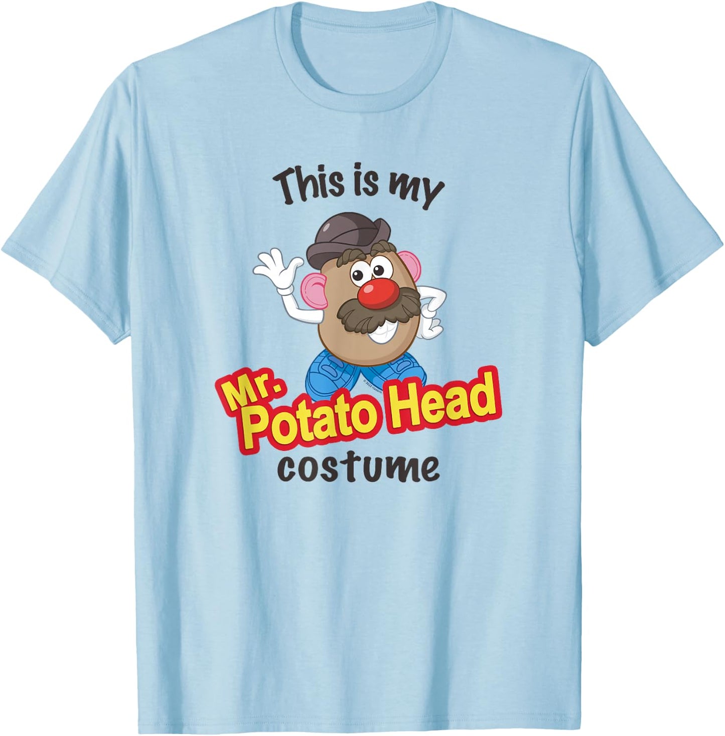 Mr. Potato Head Halloween This Is My Mr. Potato Head Costume T-Shirt - T-Shirt | Light Blue