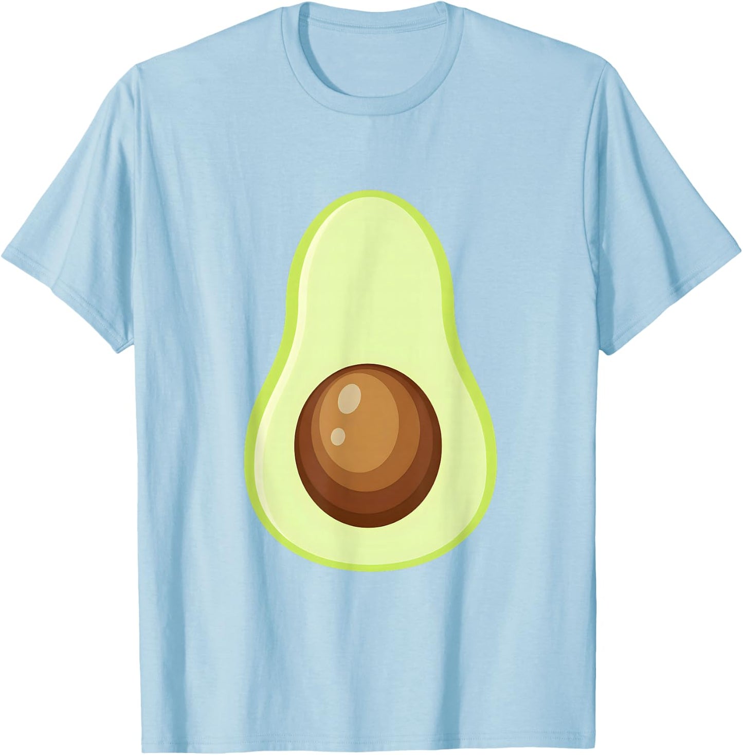 Avocado Shirt for Girls, Avocado for Kids, Avocado for Youth T-Shirt - T-Shirt | Light Blue