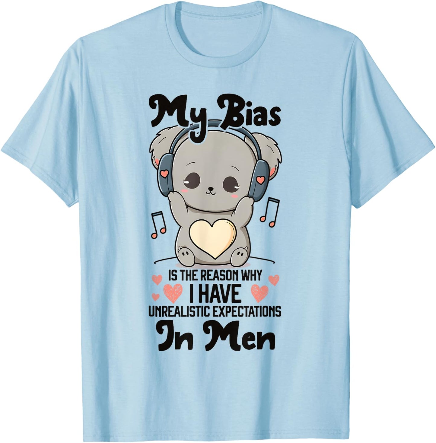 Kpop Koala Korean Drama Items Pop Merch K-pop Merchandise T-Shirt - T-Shirt | Light Blue