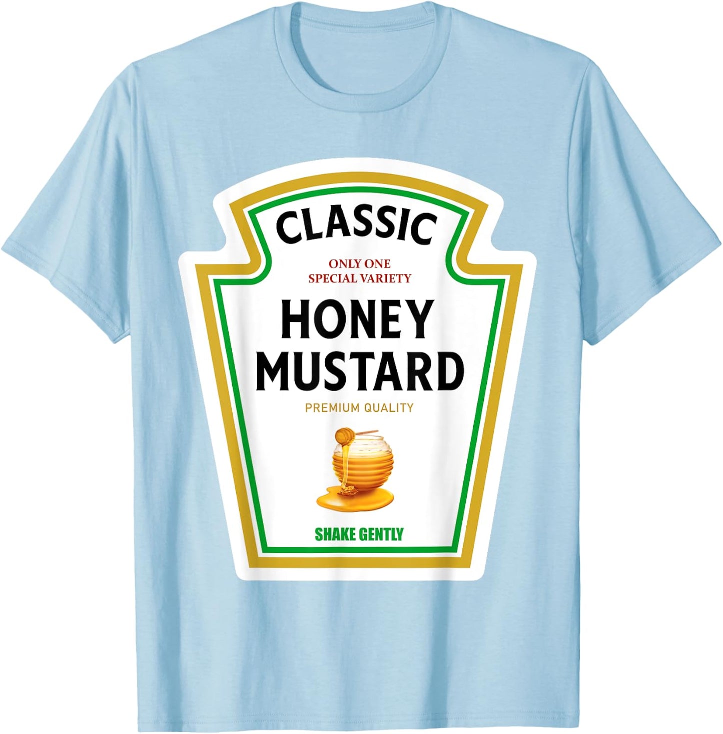 Honey Mustard Halloween 2024 Costume Family Matching Ketchup T-Shirt - T-Shirt | Light Blue