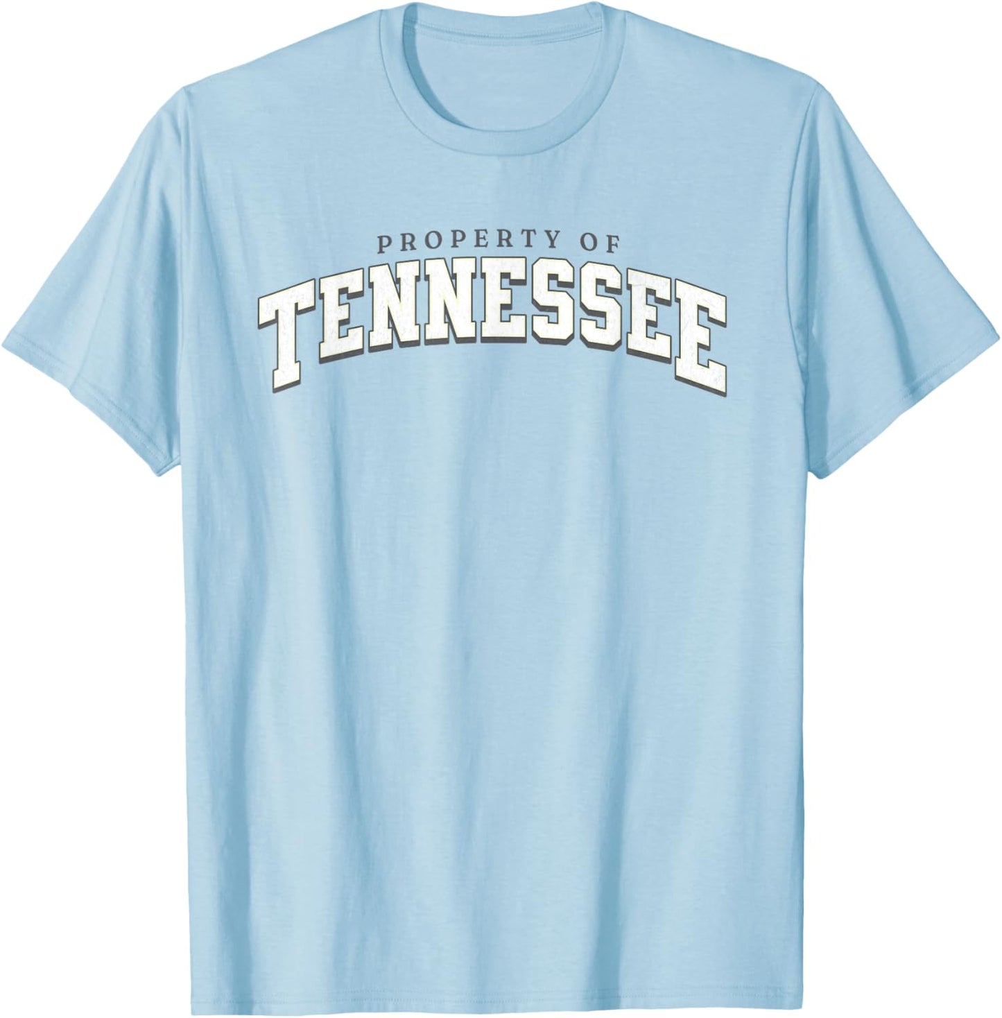 Retro Tennessee TN Orange Vintage Design Classic Distressed T-Shirt - T-Shirt | Light Blue