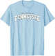 Retro Tennessee TN Orange Vintage Design Classic Distressed T-Shirt - T-Shirt | Light Blue