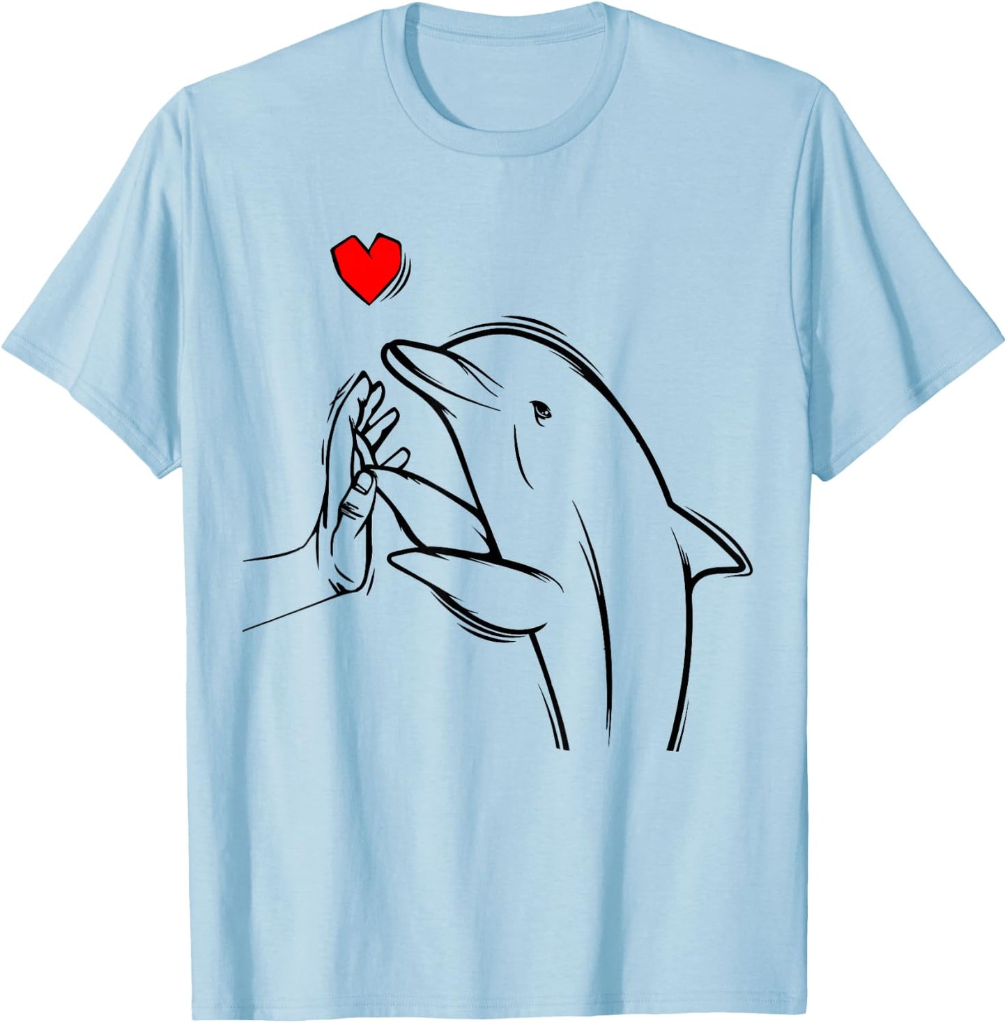 Dolphin Women's/Children's/Girls' Dolphins T-Shirt - T-Shirt | Light Blue