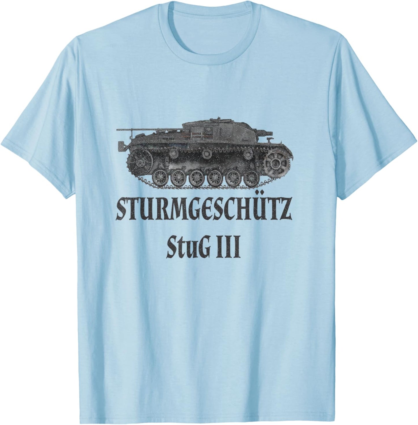 WW2, storm protection III, StuG III, army, Germany tank T-Shirt - T-Shirt | Light Blue