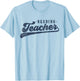 Reading Teacher Men Women Vintage Graphic Reading Teacher T-Shirt - T-Shirt | Light Blue