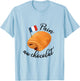 Pain Au Chocolat Funny French Food Pastry Lover Francophile T-Shirt - T-Shirt | Light Blue