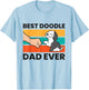 Best Doodle Dad Ever Sheepadoodle Dad T-Shirt - T-Shirt | Light Blue