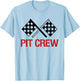 Pit Crew for Racing Car Parties T-Shirt - T-Shirt | Light Blue