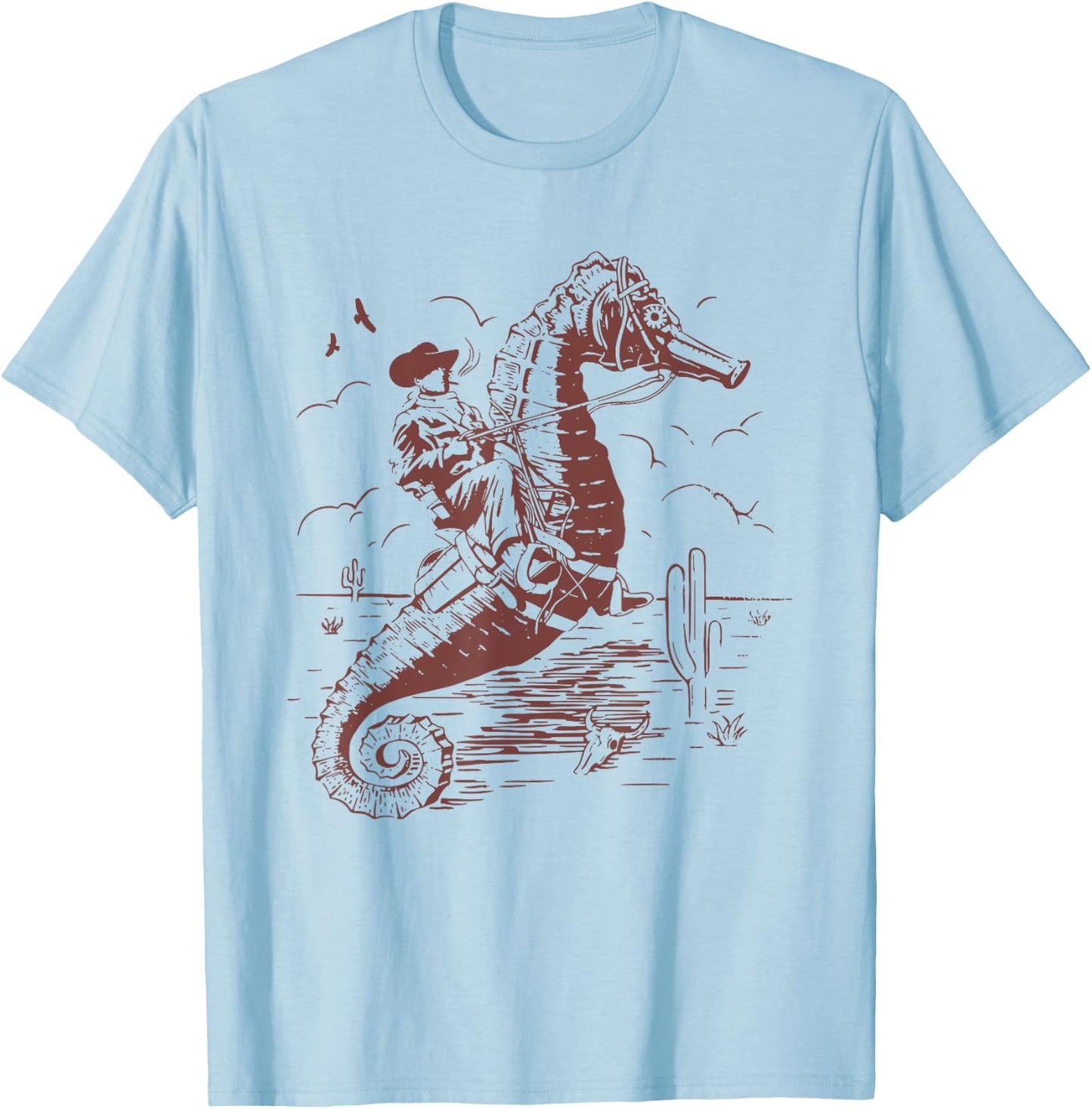 Horsing Around HORSE Lovers Men Women T-Shirt - T-Shirt | Light Blue