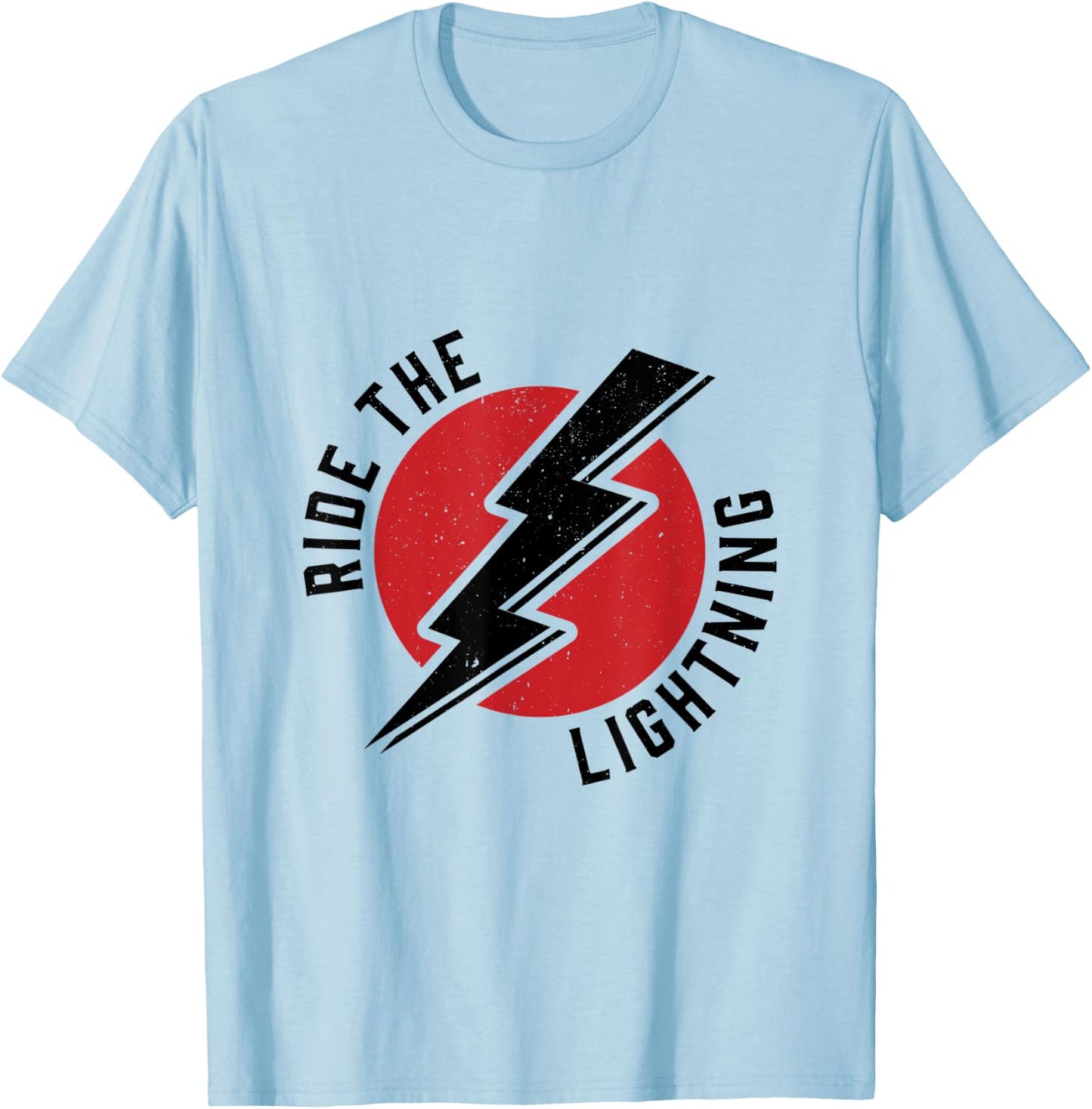 Electric Vehicle Electric Car Ride The Lightning T-Shirt - T-Shirt | Light Blue