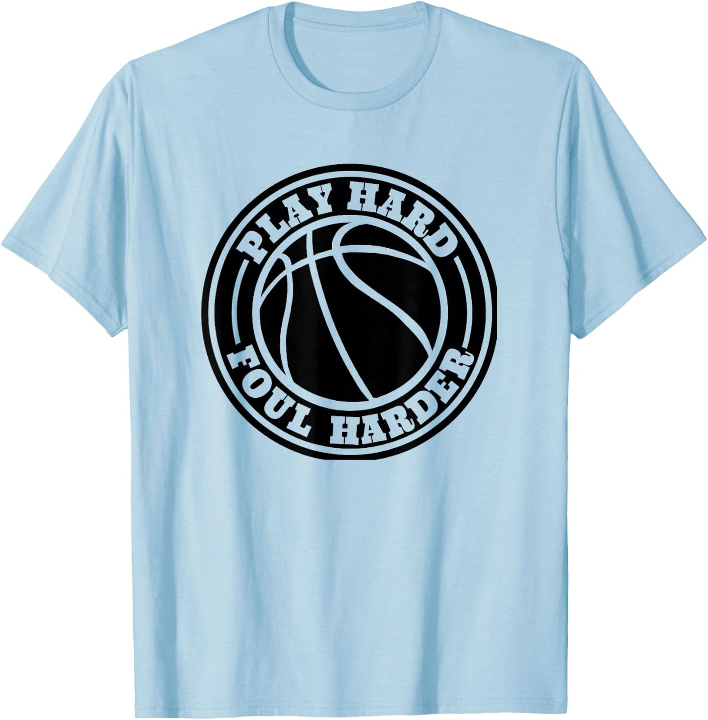Player Hoops - Bball Streetball Basketball Fouls T-Shirt - T-Shirt | Light Blue