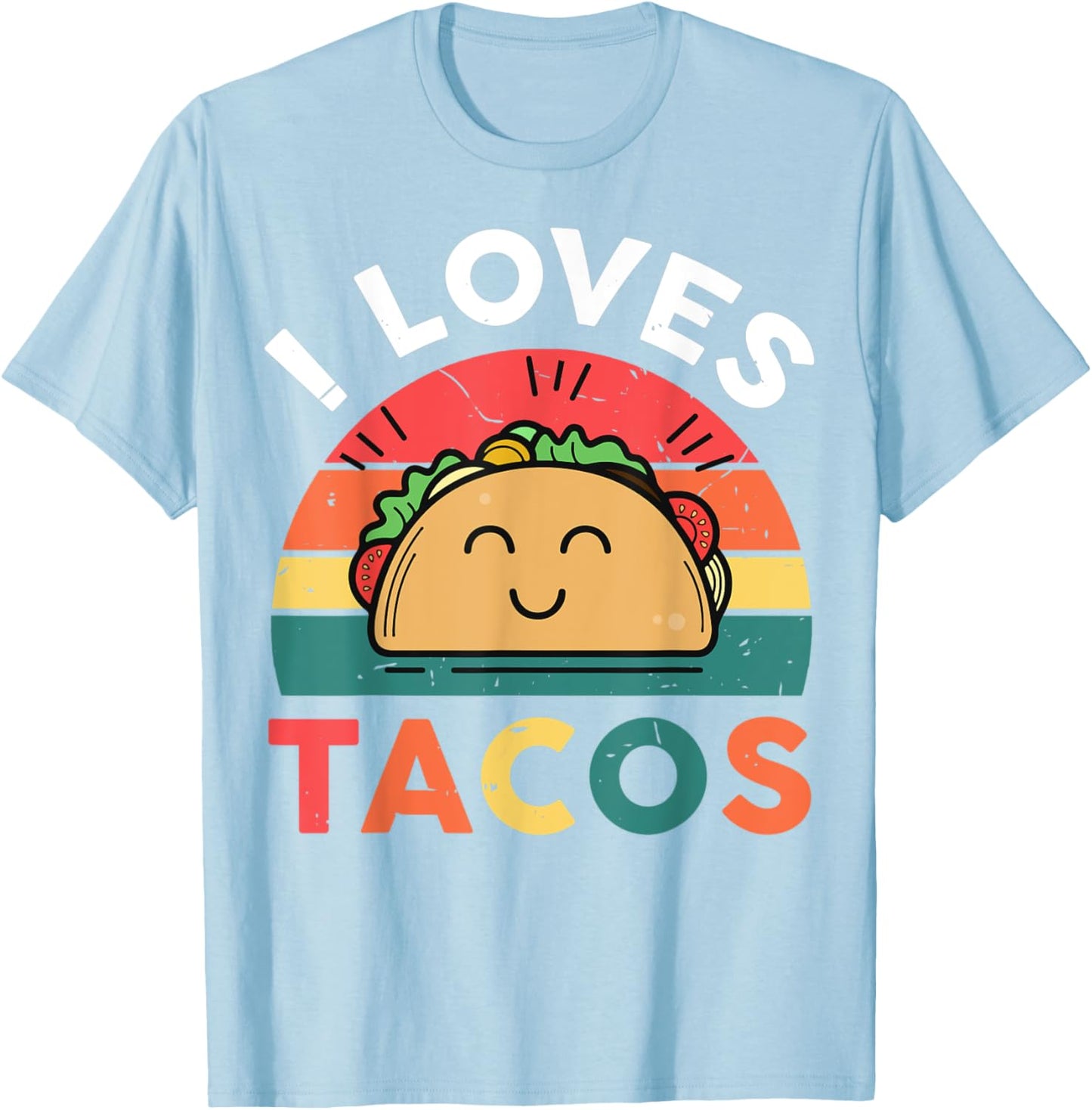 Cinco De Mayo I Loves Taco Shirt Mexican Kids Boy Toddler T-Shirt - T-Shirt | Light Blue