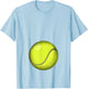 Funny Tennis Player Belly Pregnant Mama T-Shirt - T-Shirt | Light Blue