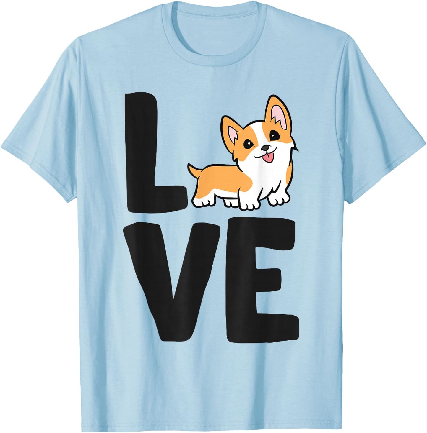 corgi dog lover Pet Corgi Dog I Love Corgis T-Shirt - T-Shirt | Light Blue