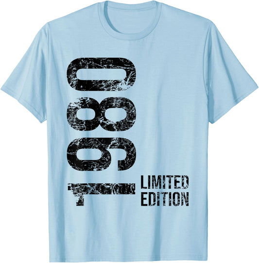 45th Birthday 45 Years Old Man Woman Vintage 1980 T-Shirt - T-Shirt | Light Blue