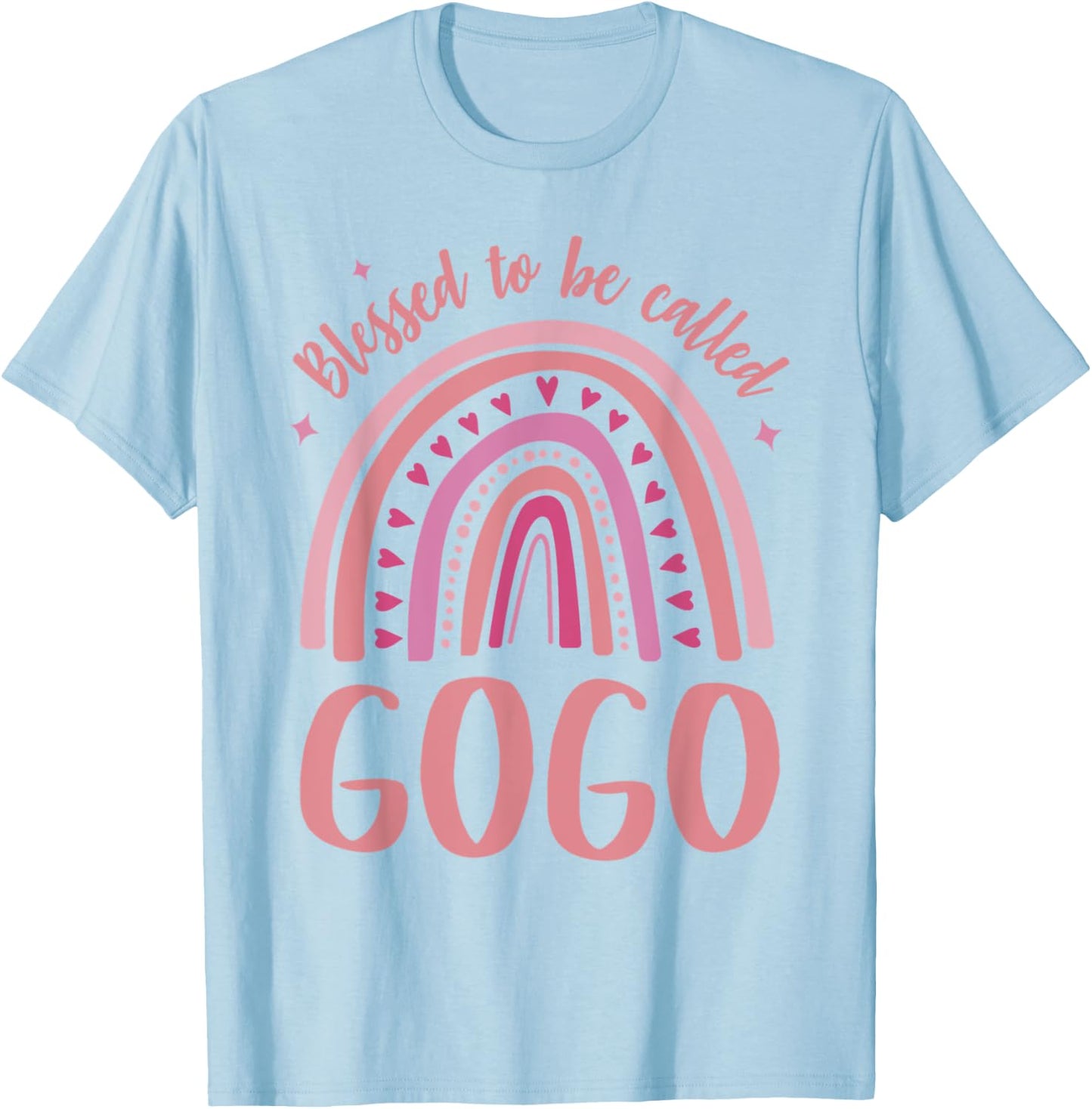 Gogo Grandma Blessed to be called Gogo T-Shirt - T-Shirt | Light Blue