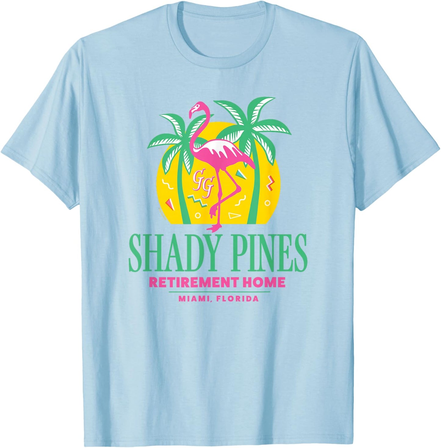 The Golden Girls - Shady Pines Retirement Home T-Shirt - T-Shirt | Light Blue