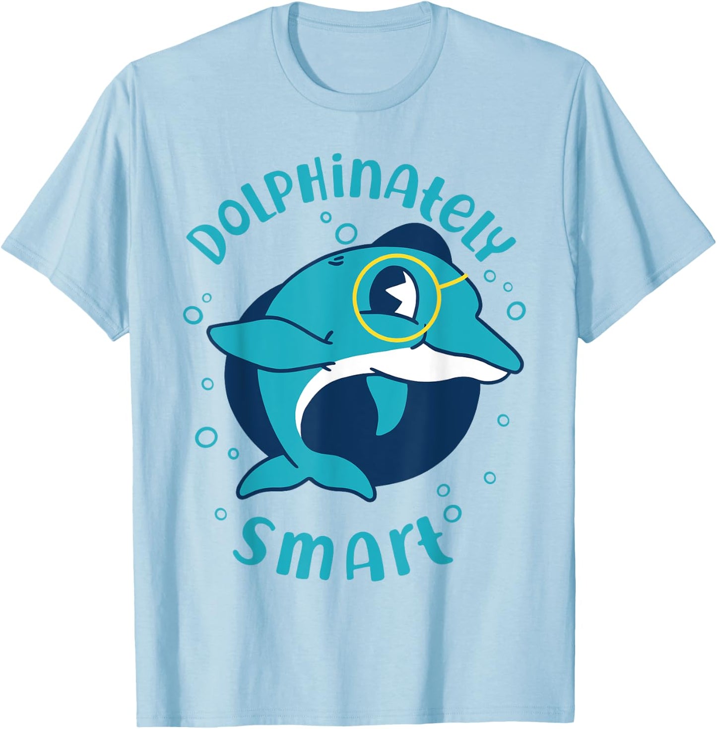 Dolphin Dolphinateley Smart T-Shirt - T-Shirt | Light Blue