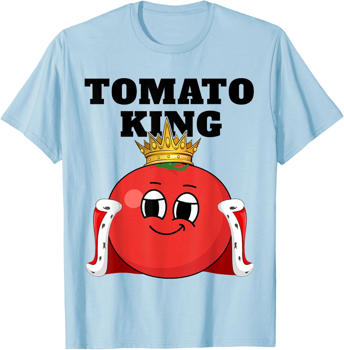 Tomato King | Boys Tomato Lover | Tomato T-Shirt - T-Shirt | Light Blue