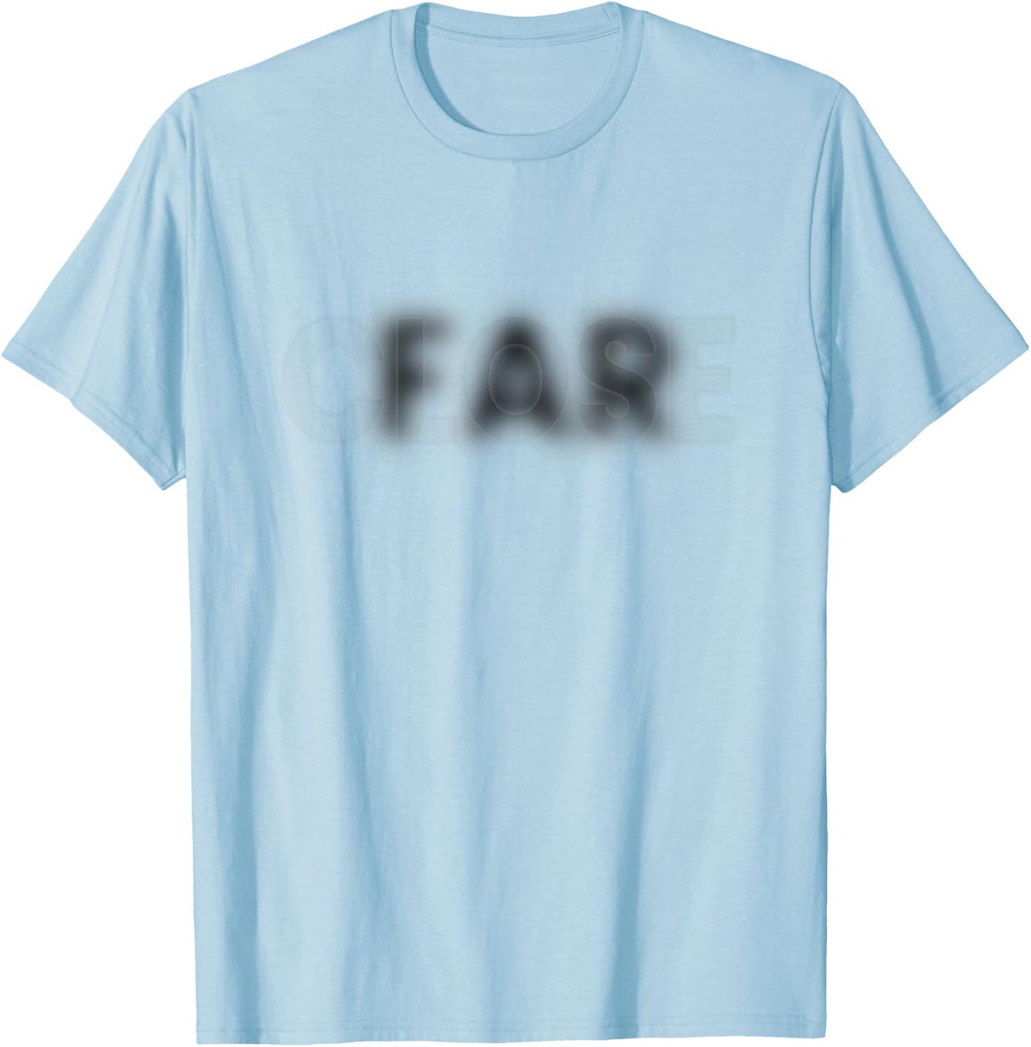 Close Far Illusion T-Shirt - T-Shirt | Light Blue