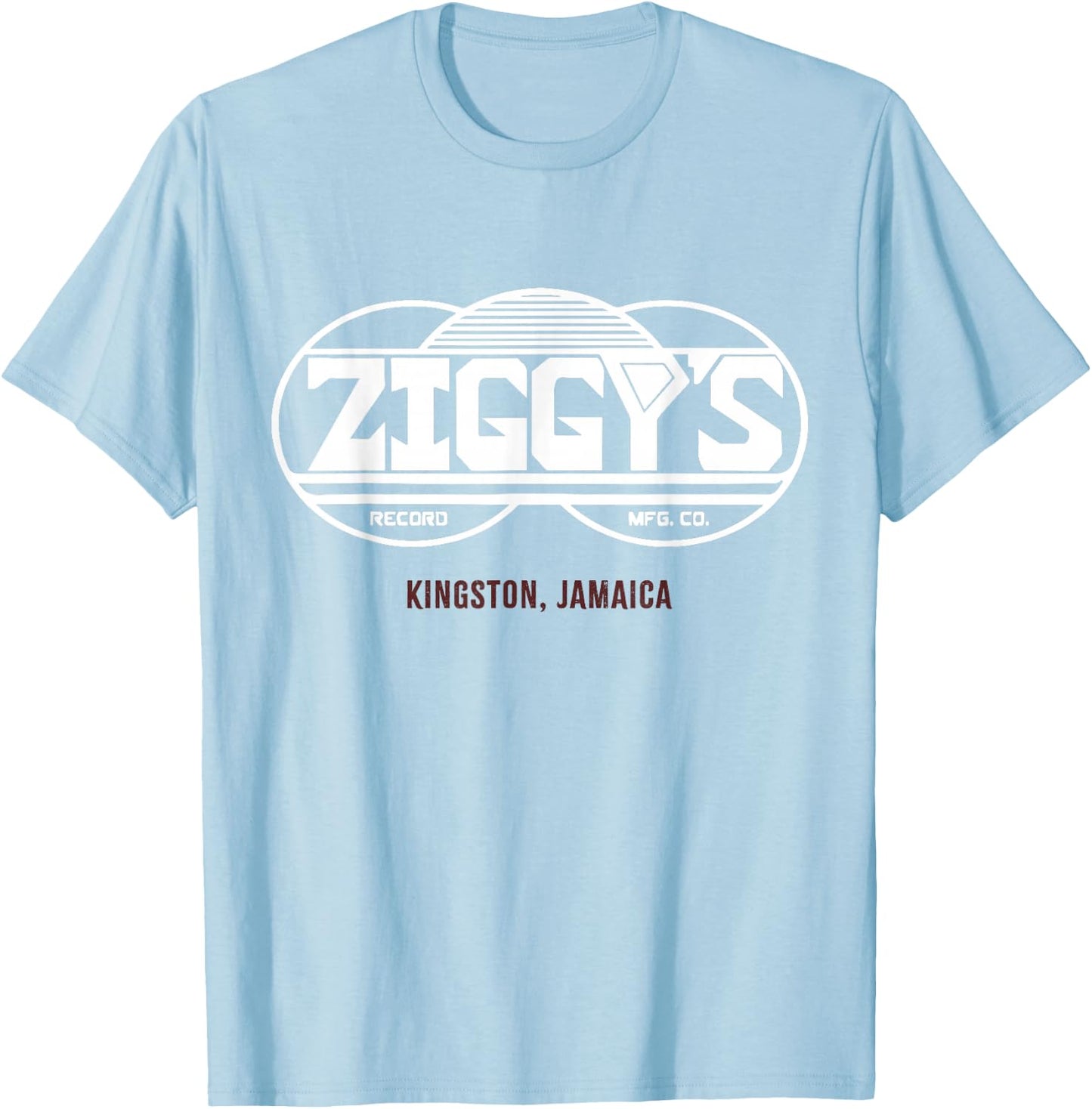Ziggy Marley - Official Merchandise - Ziggy's MFG T-Shirt - T-Shirt | Light Blue
