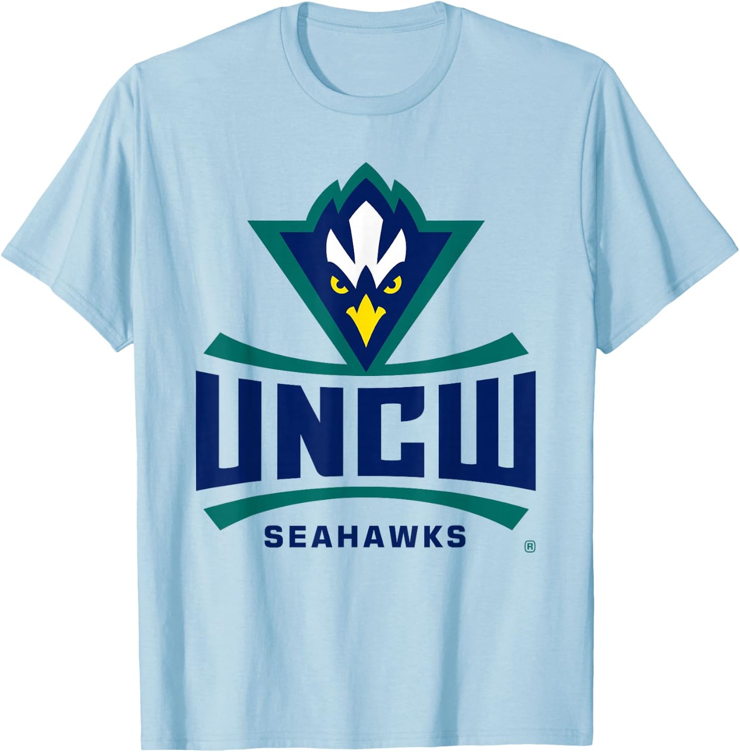 North Carolina Wilmington Seahawks | NCAA UNC | PPNCW010 T-Shirt - T-Shirt | Light Blue