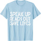 Overdose Awareness Purple Ribbon Drug Addiction T-Shirt - T-Shirt | Light Blue