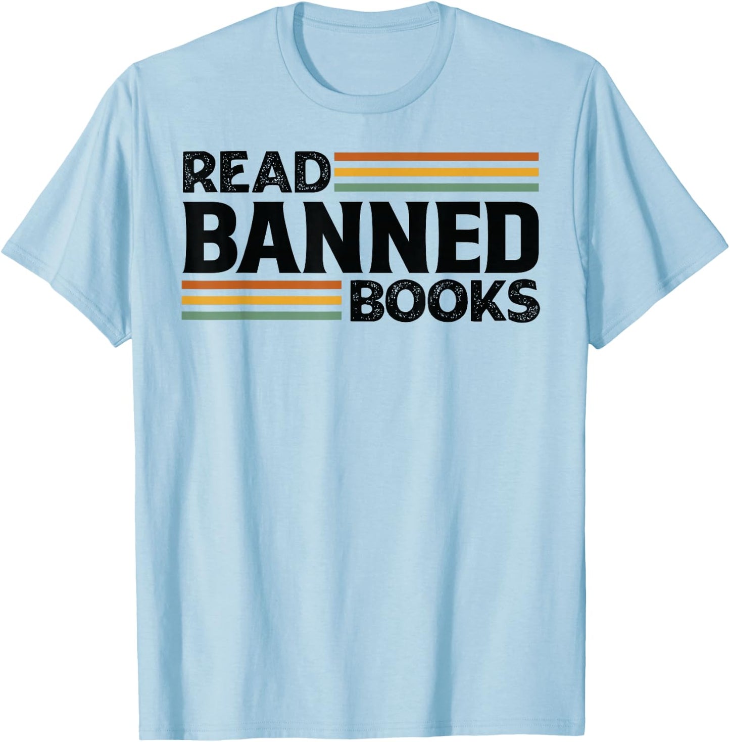 Read Banned Books T-Shirt - T-Shirt | Light Blue
