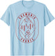 Chamonix Mountains France Hiking Outdoors Minimal T-Shirt - T-Shirt | Light Blue