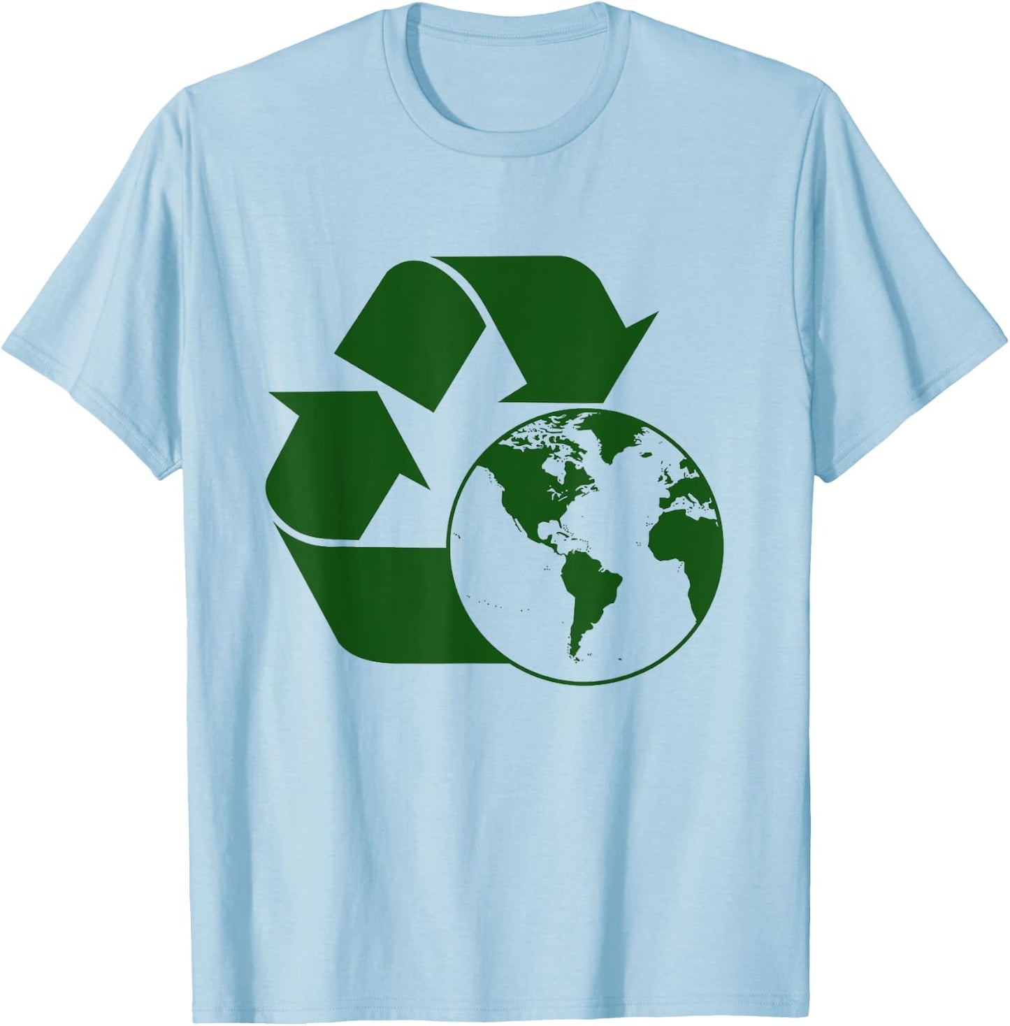 Recycle shirt for , recycle for girls, recycle for boys T-Shirt - T-Shirt | Light Blue