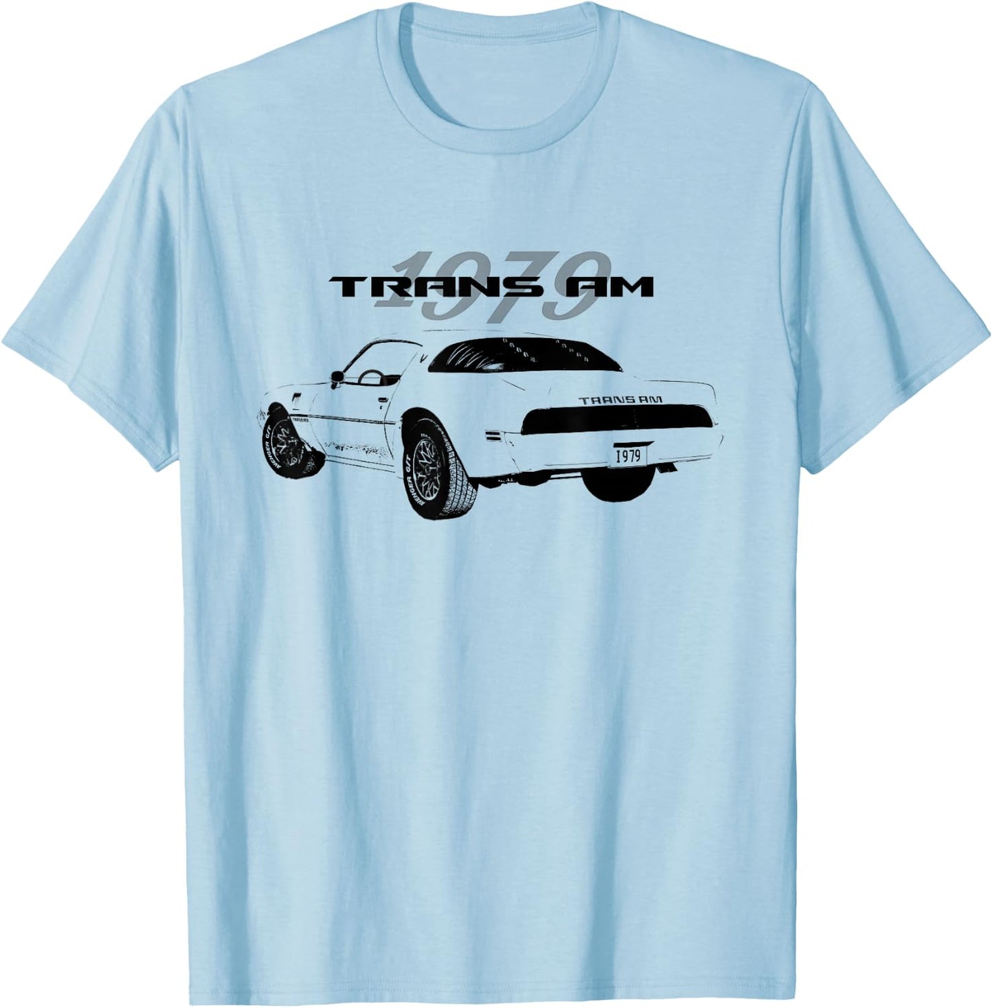 VINTAGE 1979 TRANS AM AMERICAN MUSCLE CARS, 70s CLASSIC CARS T-Shirt - T-Shirt | Light Blue