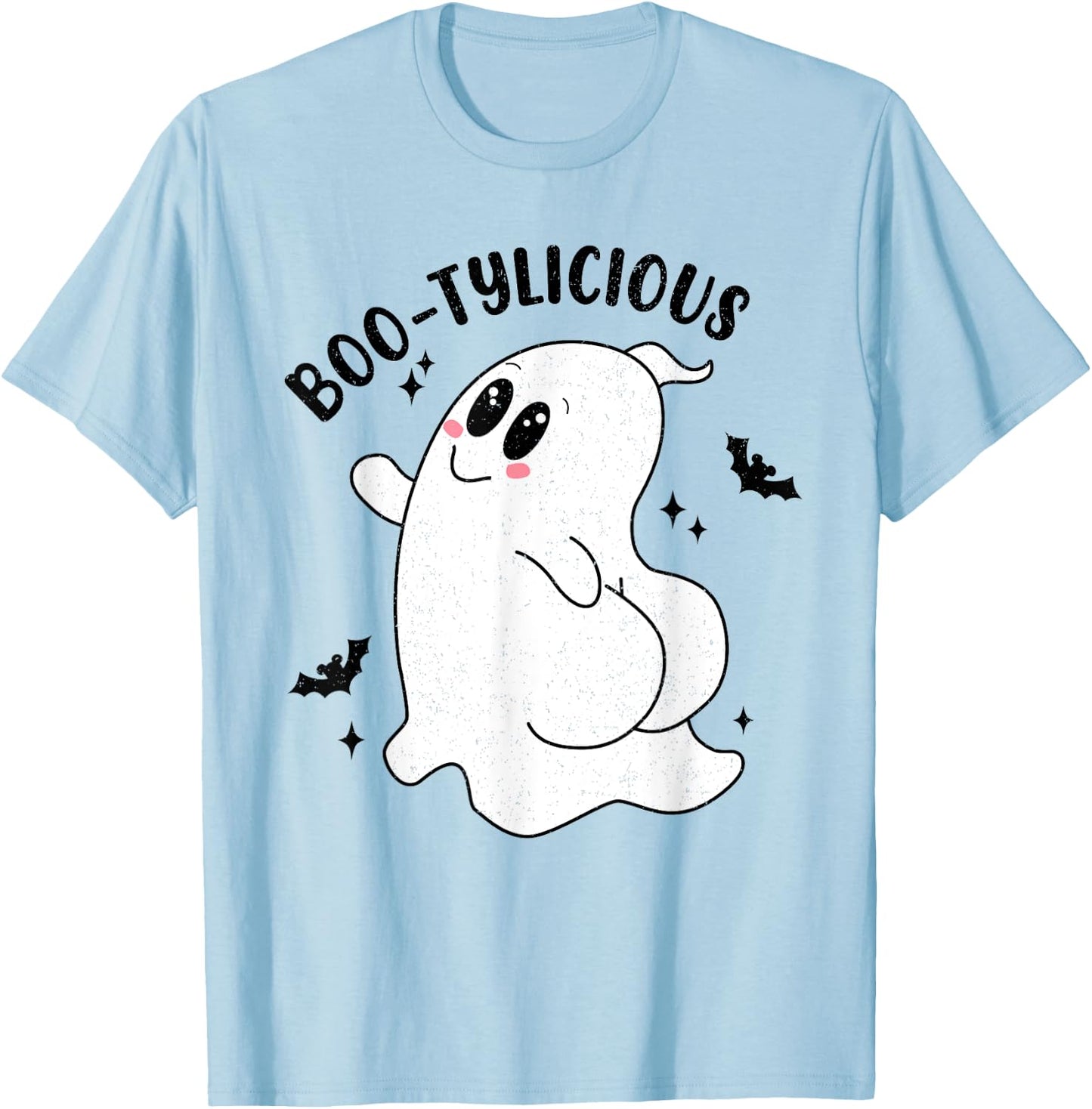 Working On My Booty Funny Halloween Workout Gym Women T-Shirt - T-Shirt | Light Blue