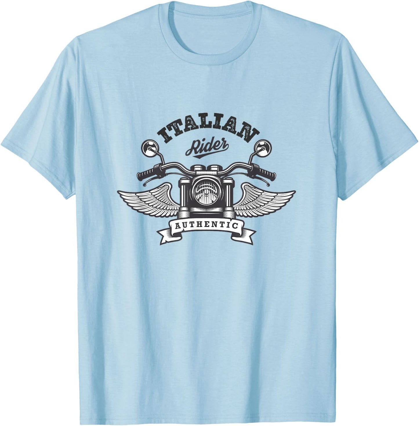 Italian Motorcycle T-Shirt - T-Shirt | Light Blue